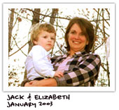 Elizabeth Anania Edwards, with son Jack